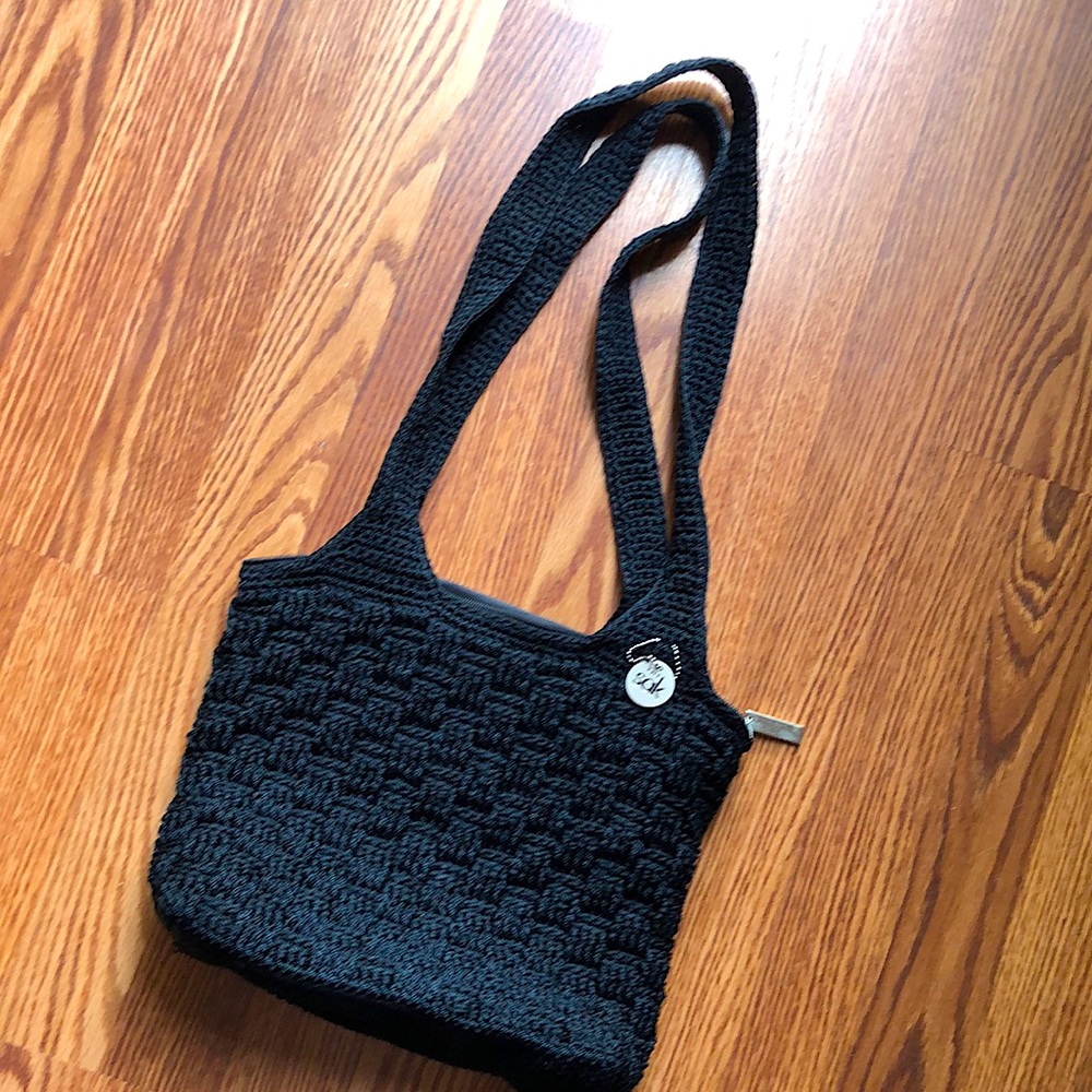 Crochet crossbody purse